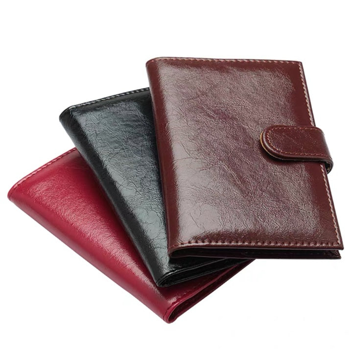 pu leather passport holder travel wallet cover case | marketzone christchurch