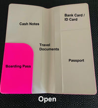 Load image into Gallery viewer, pvc passport air ticket travel documents holder wallet | marketzone christchurch
