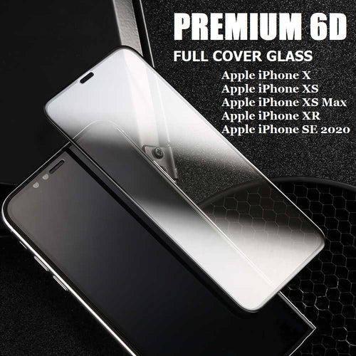 apple iphone x / xs / xs max / xr / se 2020 premium full coverage tempered glass screen protector | marketzone christchurch