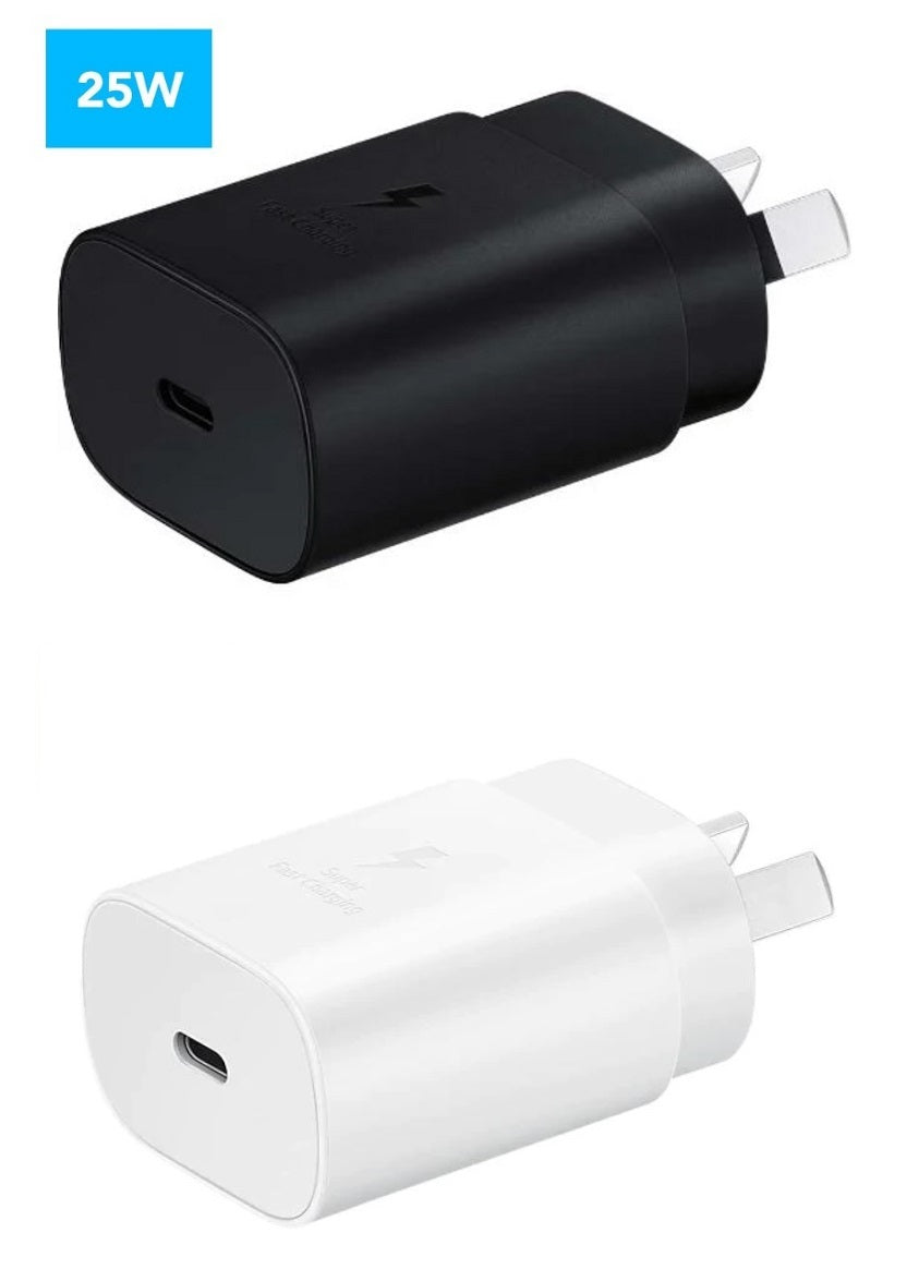 25w usb type-c fast charging wall adapter charger | marketzone christchurch