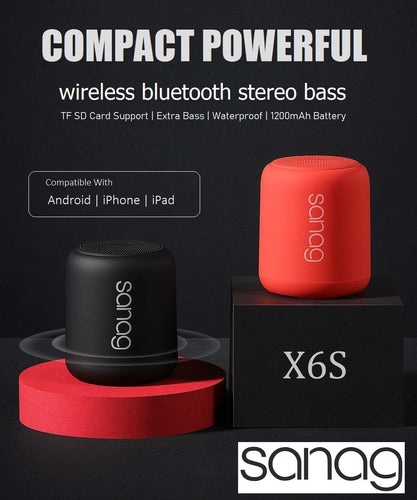 SANAG X6S portable wireless bluetooth ipx5 waterproof speaker | marketzone christchurch
