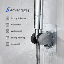 Load image into Gallery viewer, adjustable showerhead holder wall mounted strong adhesive | marketzone christchurch
