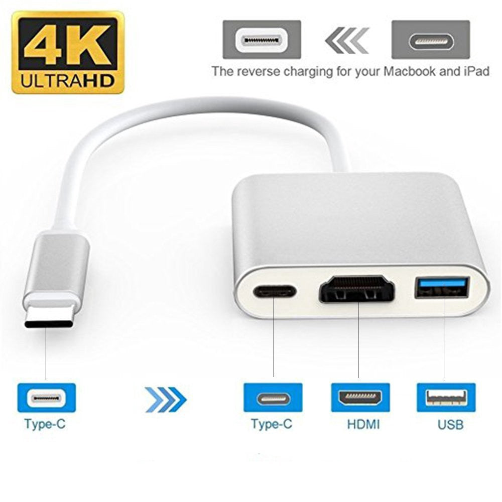 usb type-c to hdmi video display port adapter converter | marketzone christchurch