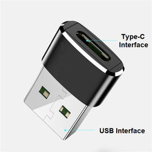 Load image into Gallery viewer, usb to usb type-c port converter adapter | marketzone christchurch
