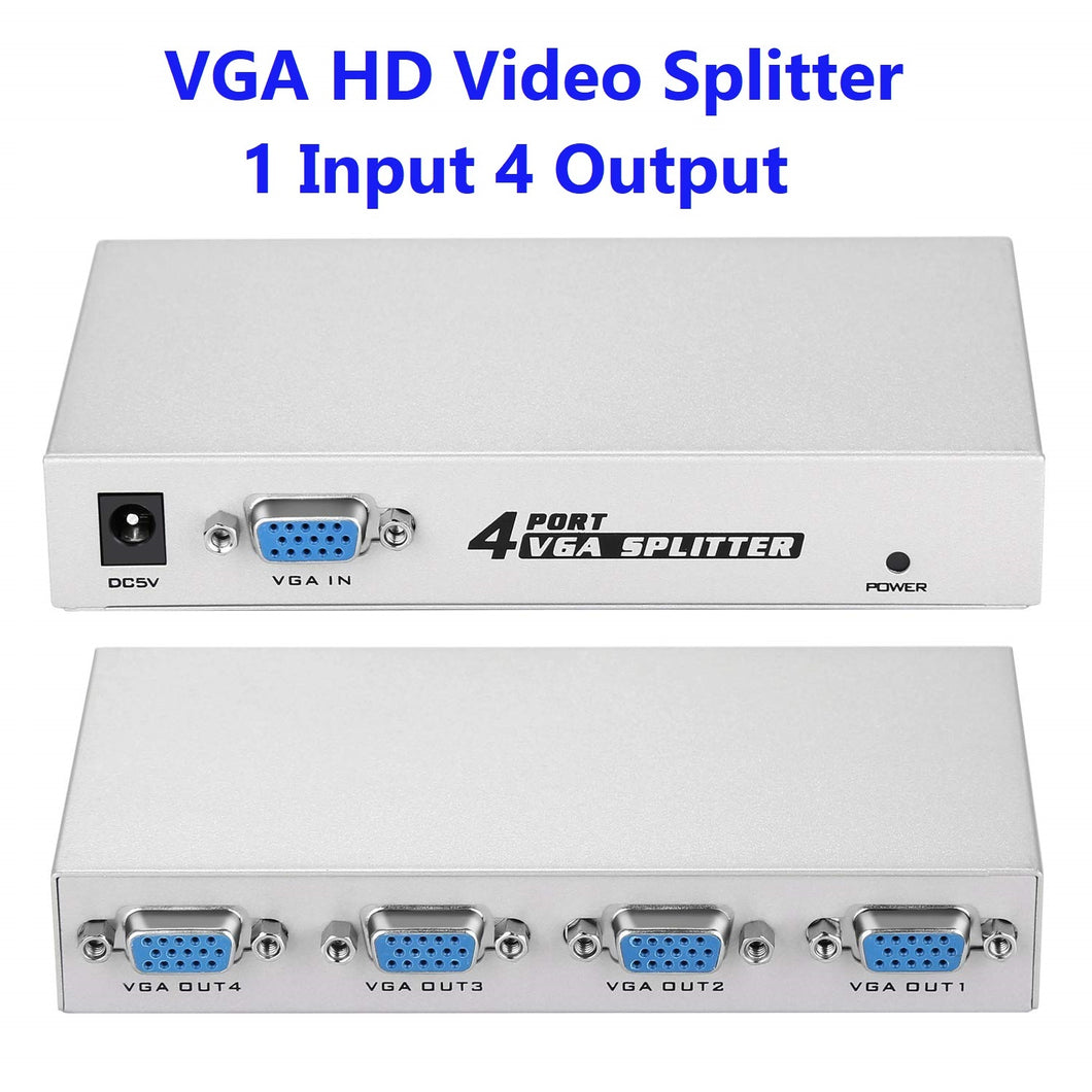 vga hd video splitter extender 1 input 4 output 150mhz | marketzone christchurch