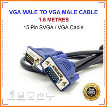 Load image into Gallery viewer, vga male to vga male video cable | marketzone christchurch
