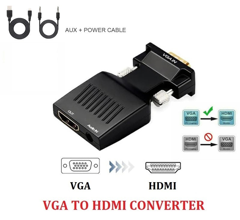 vga male to hdmi female video port converter adapter | marketzone christchurch