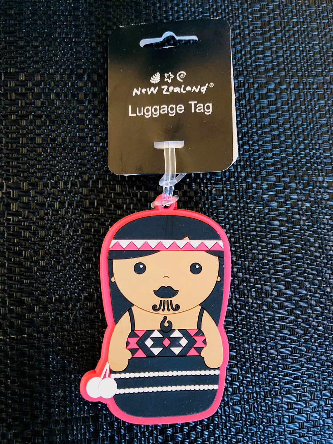 wahine pink - nz souvenir luggage tags | marketzone christchurch