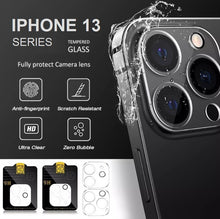 Load image into Gallery viewer, apple iphone 13 series clear tempered glass camera lens protection cover | marketzone christchurch
