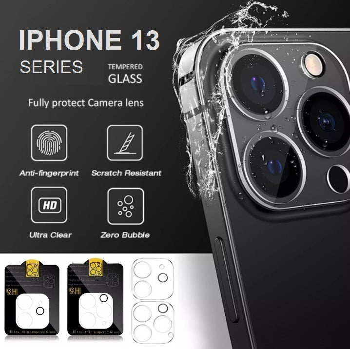 apple iphone 13 series clear tempered glass camera lens protection cover | marketzone christchurch