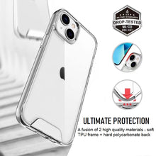 Load image into Gallery viewer, premium quality space series transparent hybrid hard pc back cover for iphone 14 series | marketzone christchurch

