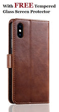 Load image into Gallery viewer, premium slim leather folio full cover wallet flip case for apple iphone | marketzone christchurch
