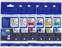 Load image into Gallery viewer, brother tze-231 p-touch compatible laminated label tape 12mm x 8m | marketzone christchurch
